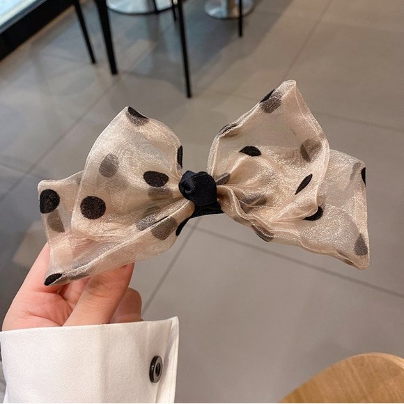 🎀Sheer Mesh Bow Hair Clip - Picture 5 of 11